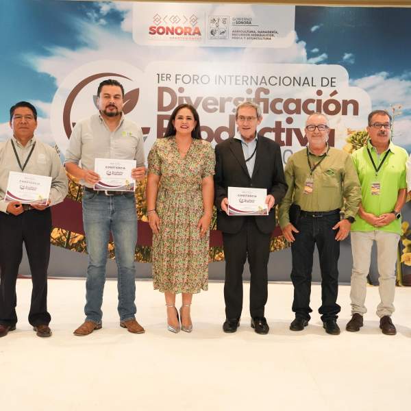 Gobierno de Sonora impulsa nueva revolución verde con el Primer Foro Internacional de Diversificación Productiva